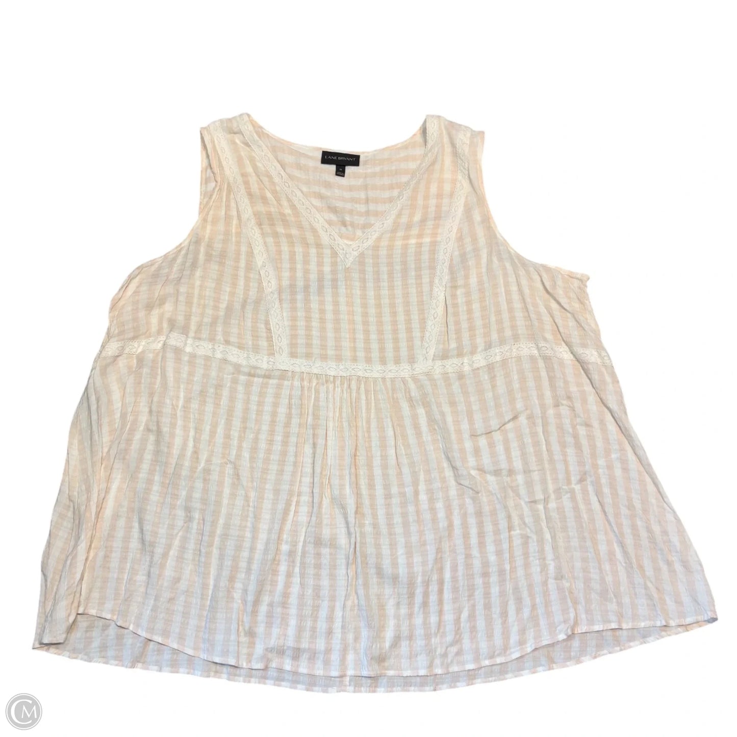 Tank Top By Lane Bryant In Striped Pattern, Size: 4x
