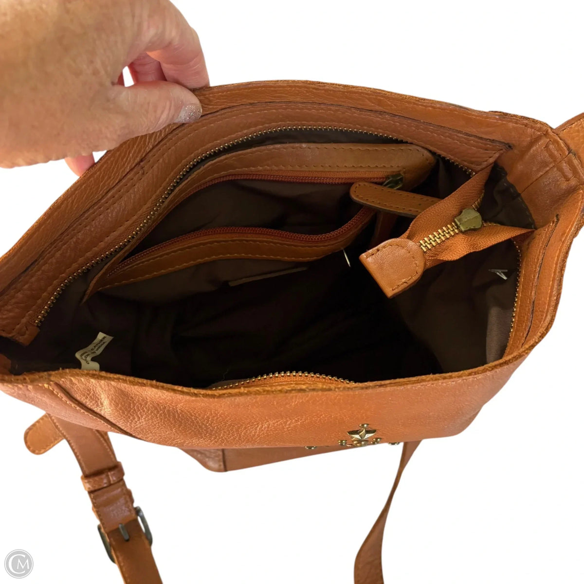 Tote Leather By Vilenca Holland, Size: Medium