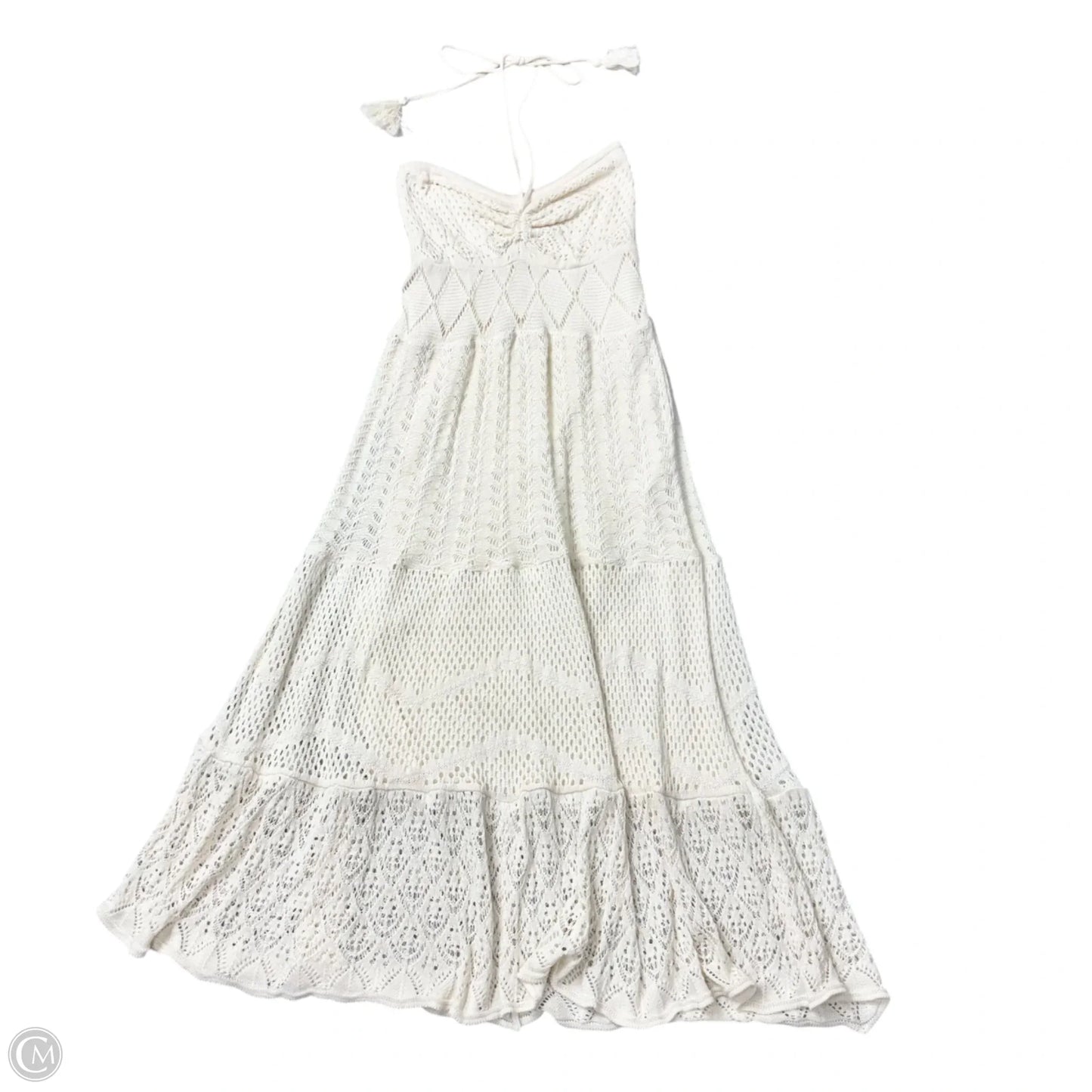 Dress Casual Maxi By Anthropologie In Cream, Size: Xs