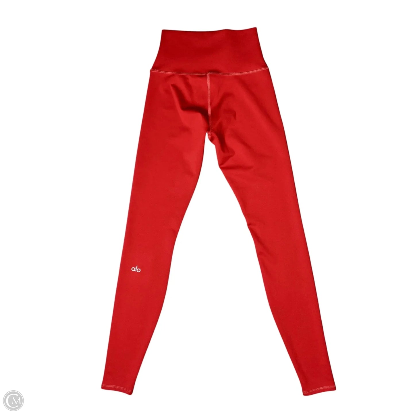 Athletic Leggings By Alo In Red, Size: Xxs