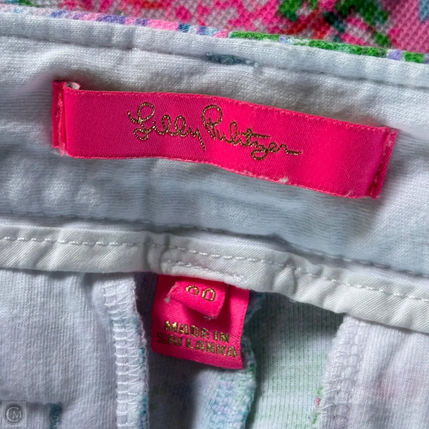 Shorts Designer By Lilly Pulitzer In Floral Print, Size: 0p