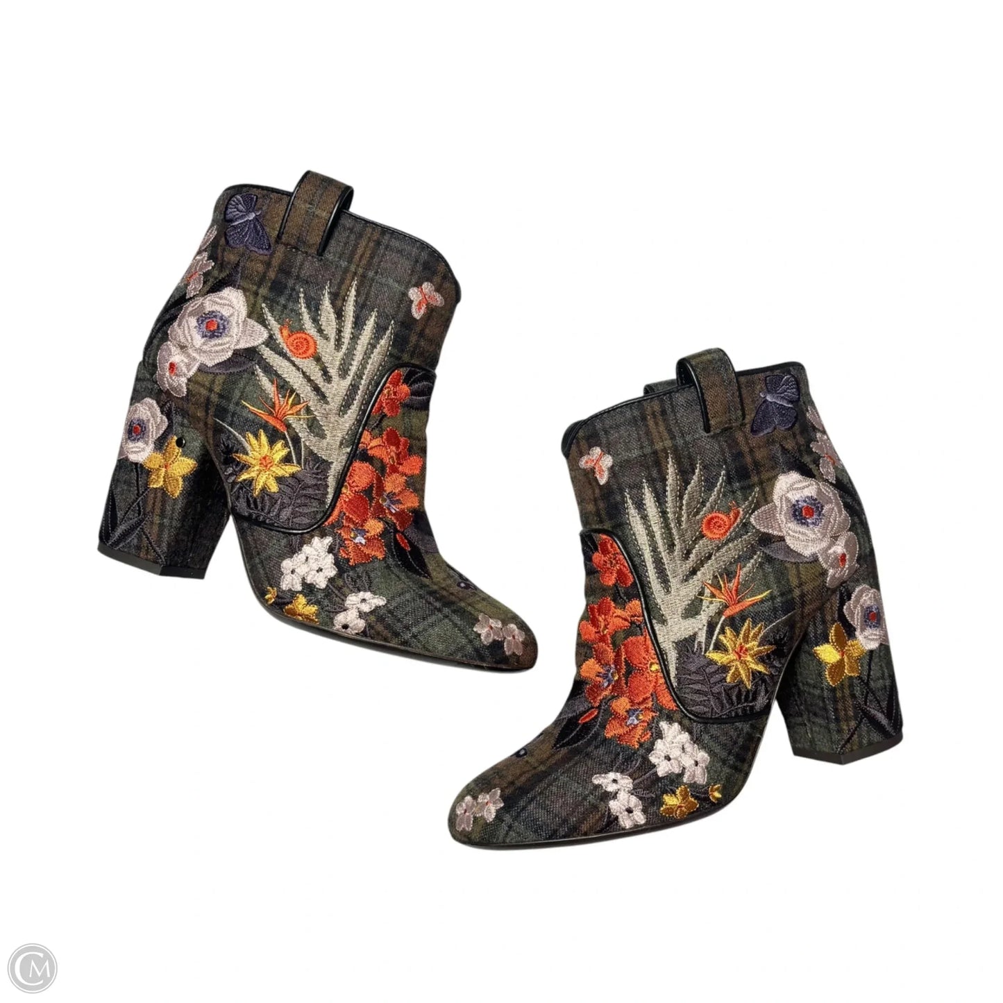 Shoes Heels Block By Laurence Dacade In Floral Print, Size: 7