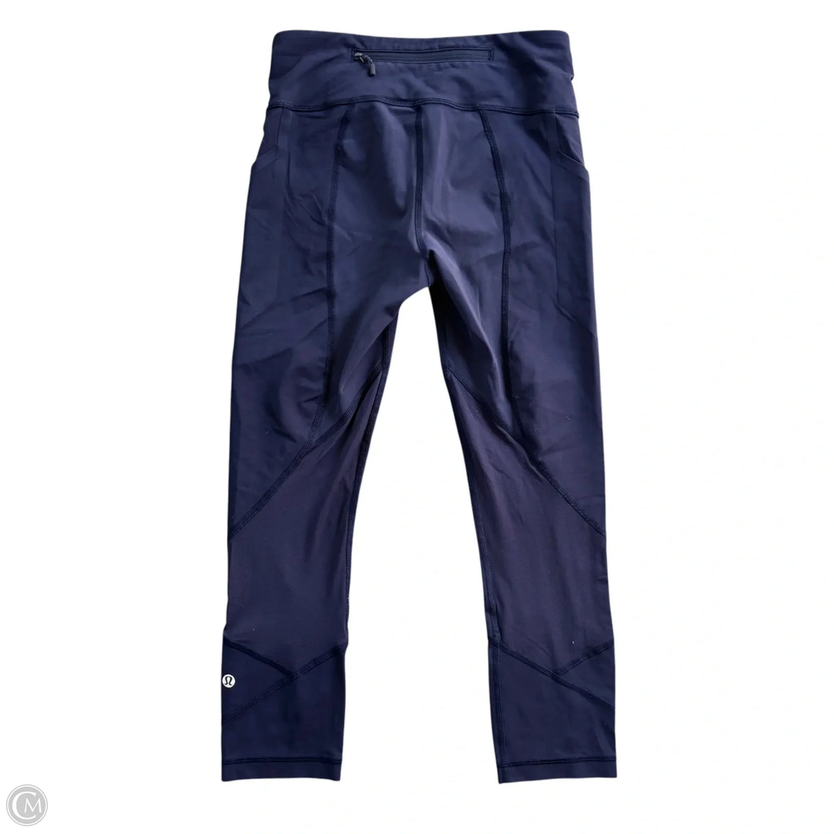 Athletic Leggings By Lululemon In Navy, Size: S