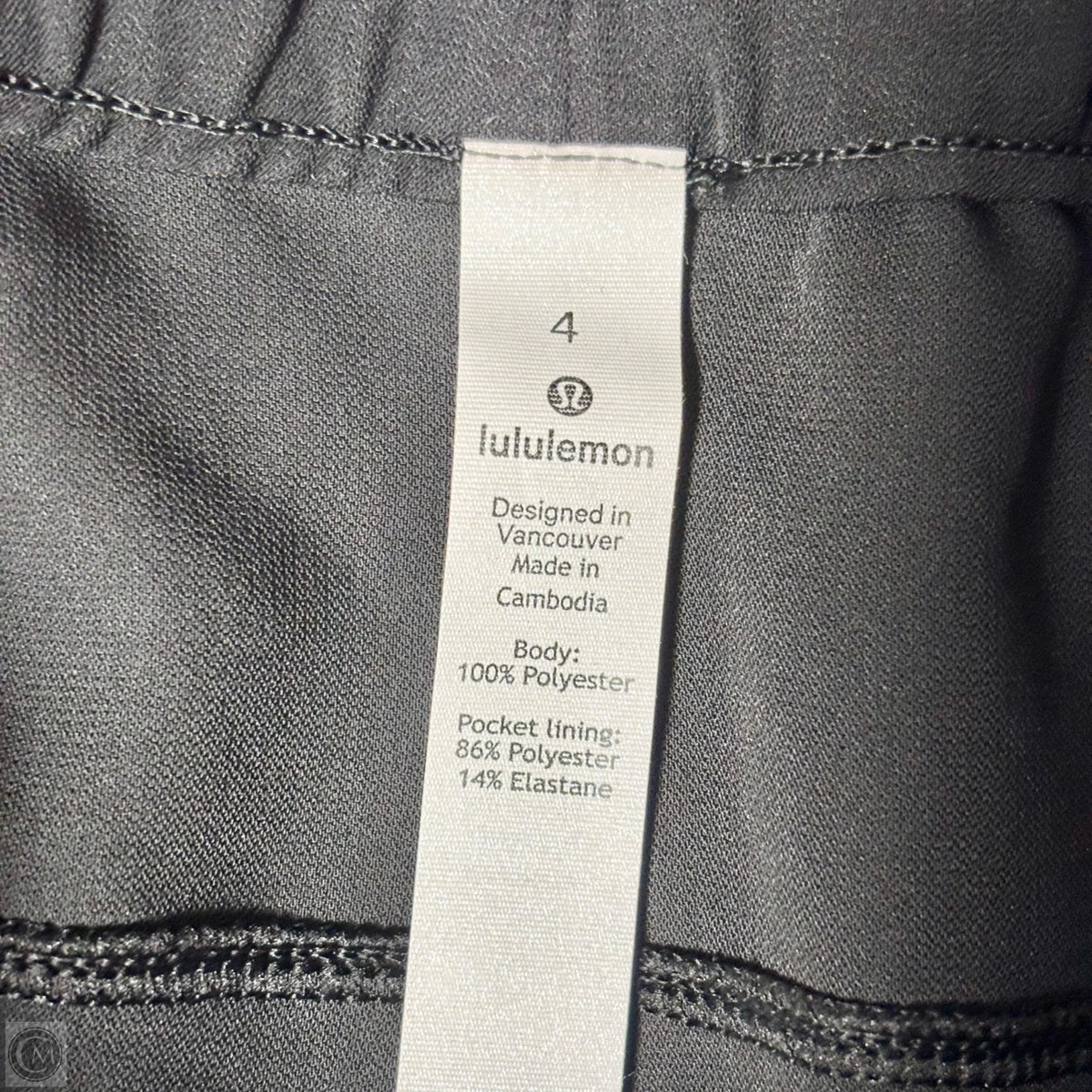 Athletic Pants By Lululemon In Black, Size: S