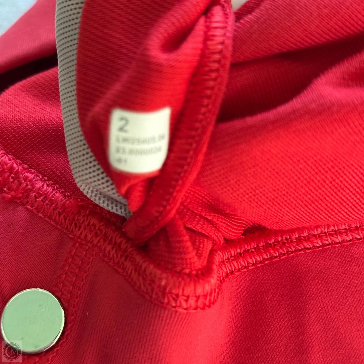 Athletic Bra By Lululemon In Red, Size: Xs