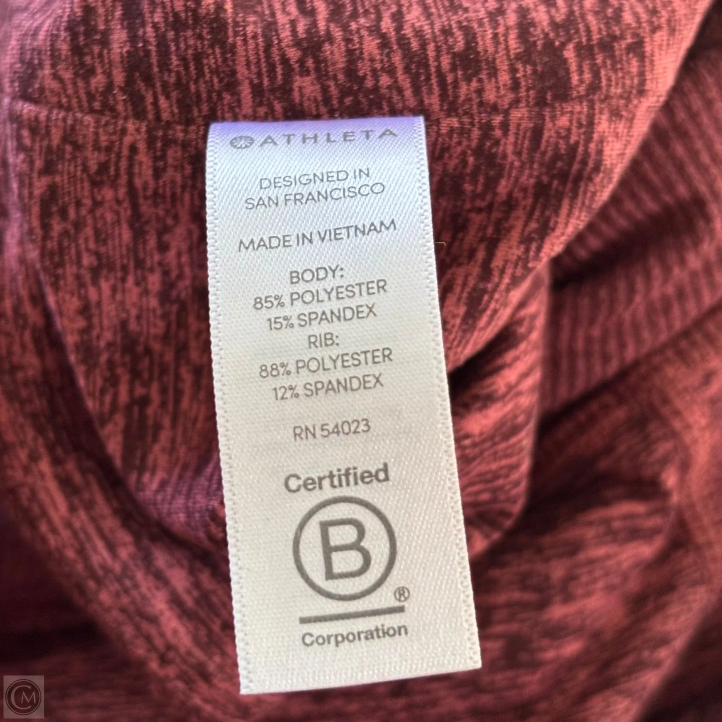 Athletic Leggings By Athleta In Red, Size: M