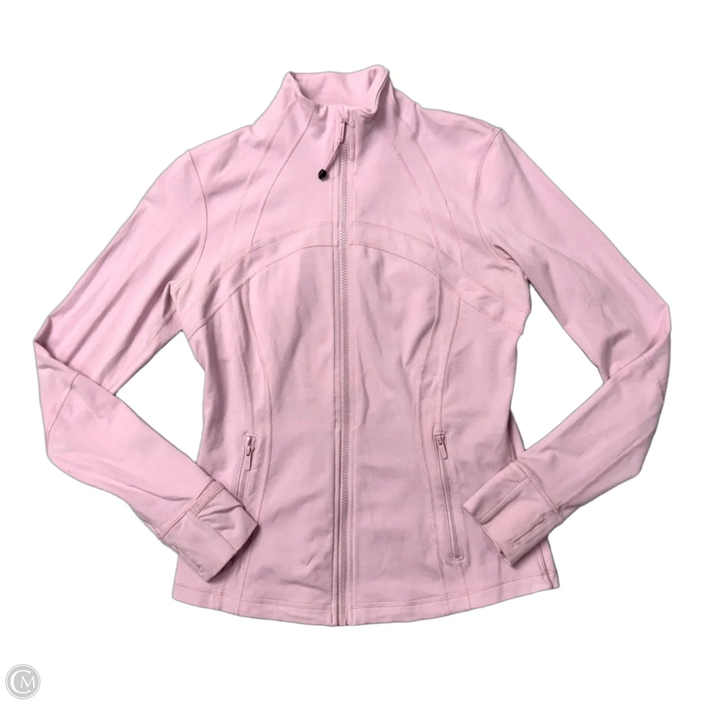 Athletic Jacket By Lululemon In Pink, Size: 12