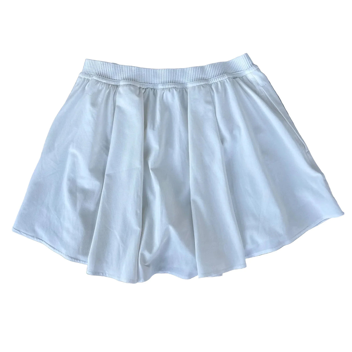 Athletic Skort By Lululemon In White, Size: S