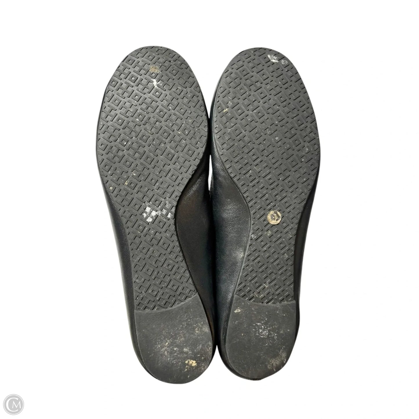 Shoes Designer By Tory Burch In Black & Silver, Size: 10