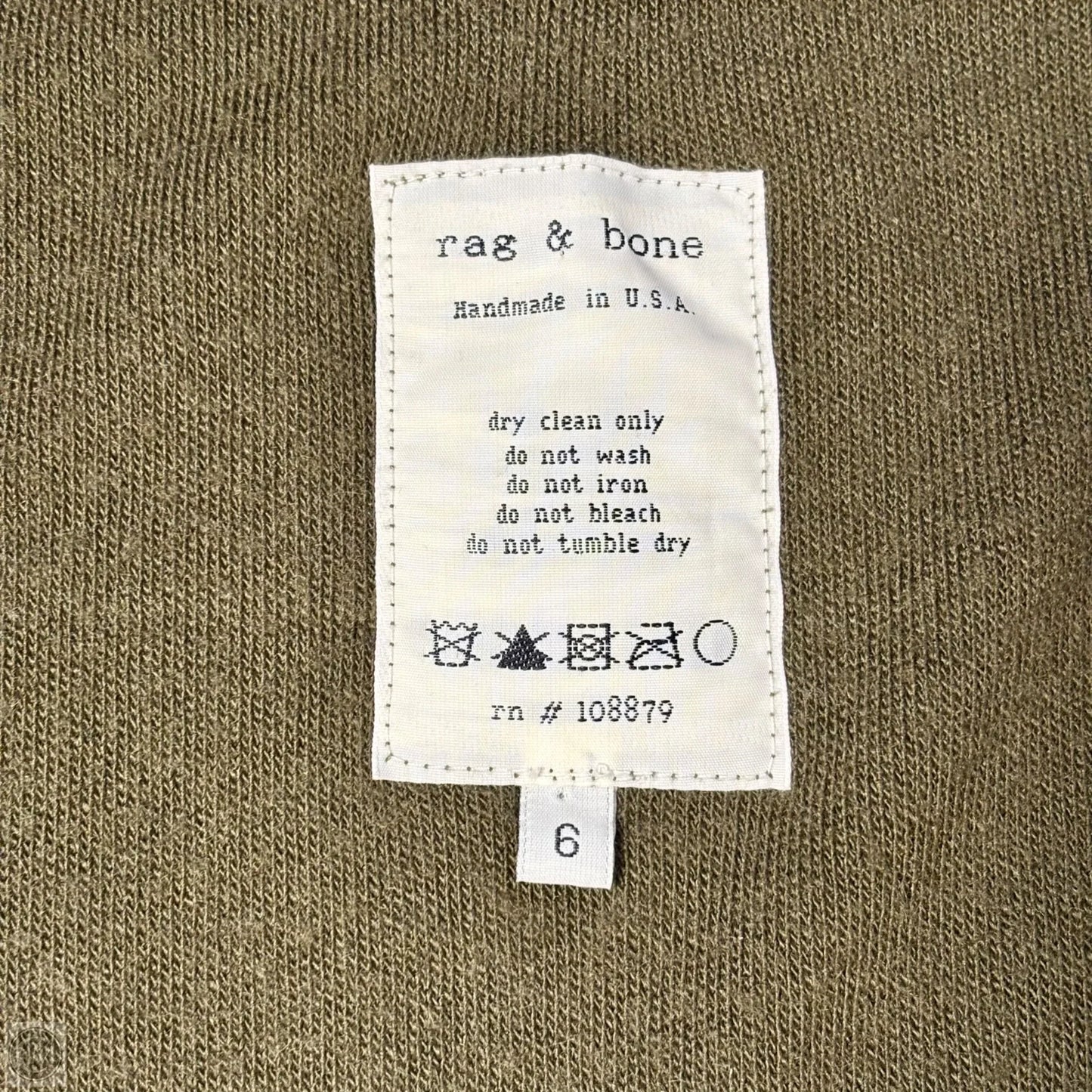 Cardigan By Rag And Bone In Green, Size: S