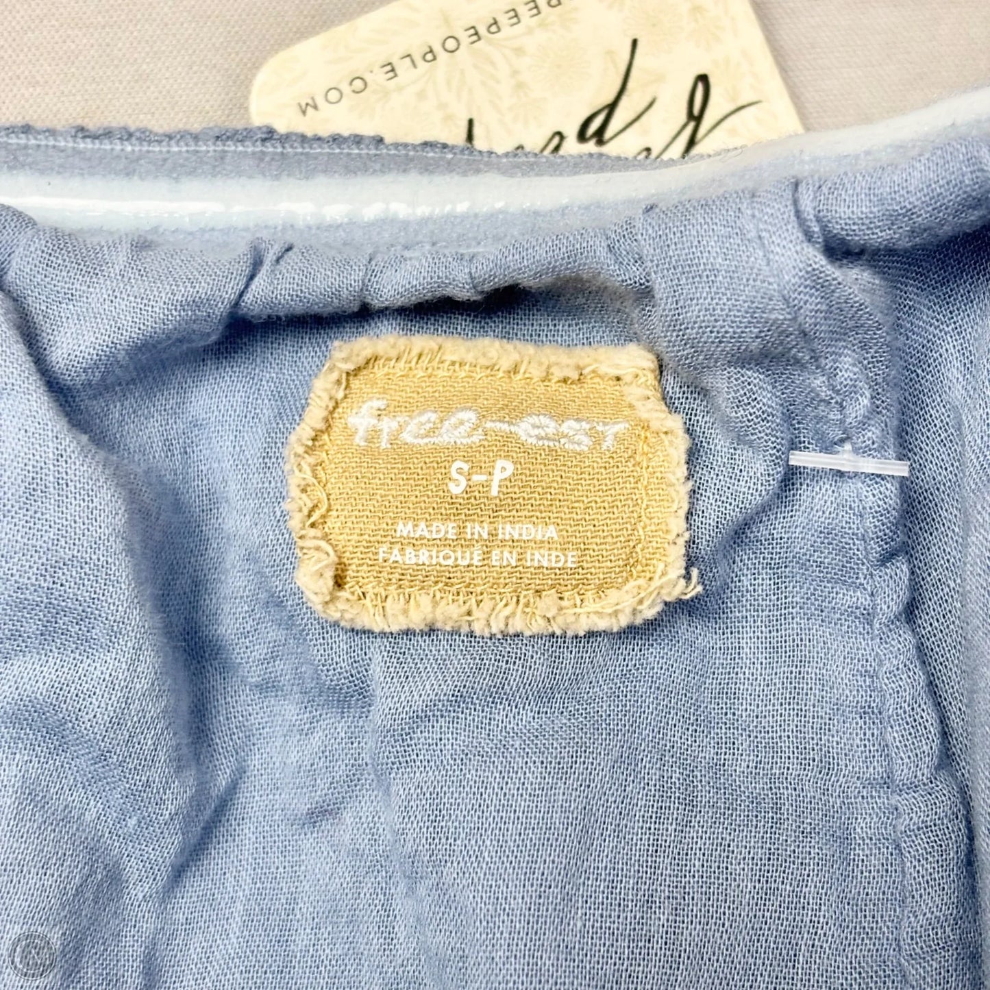 Top Sleeveless By Free People In Blue, Size: S