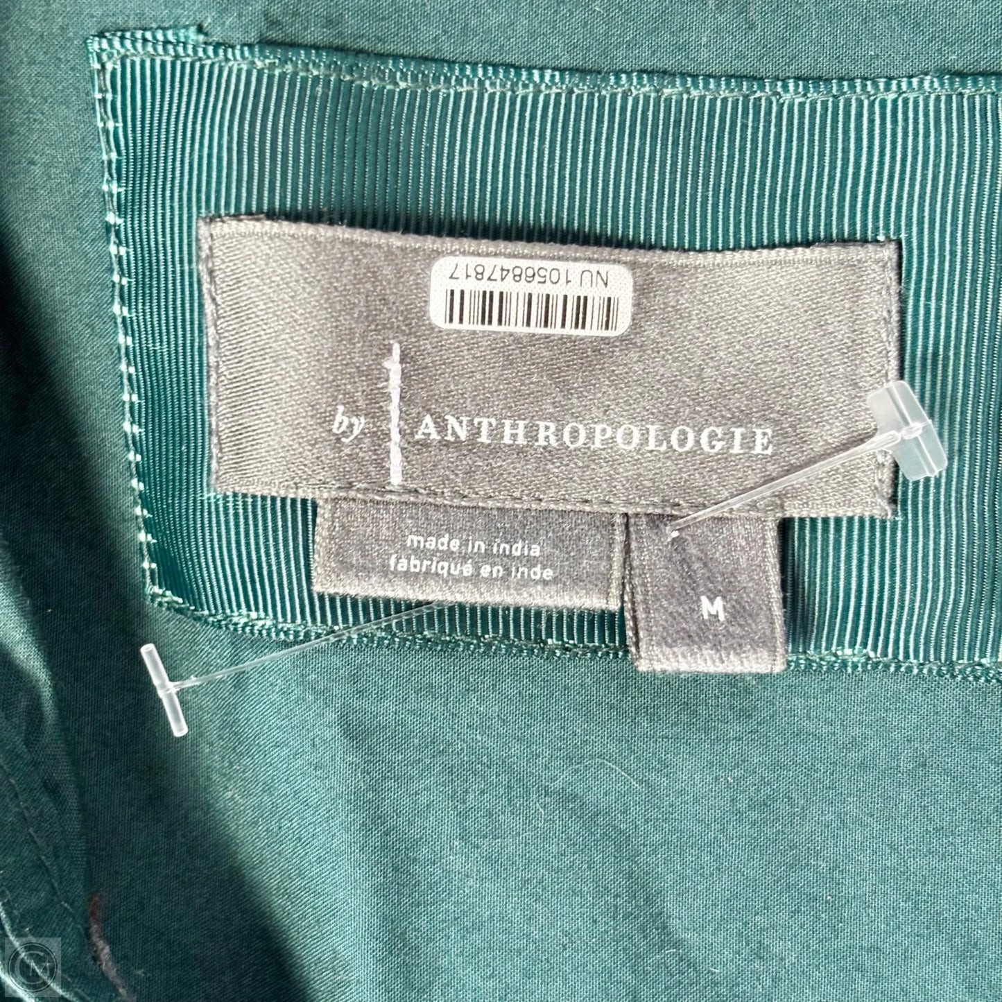 Coat Trench Coat By Anthropologie In Green, Size: M