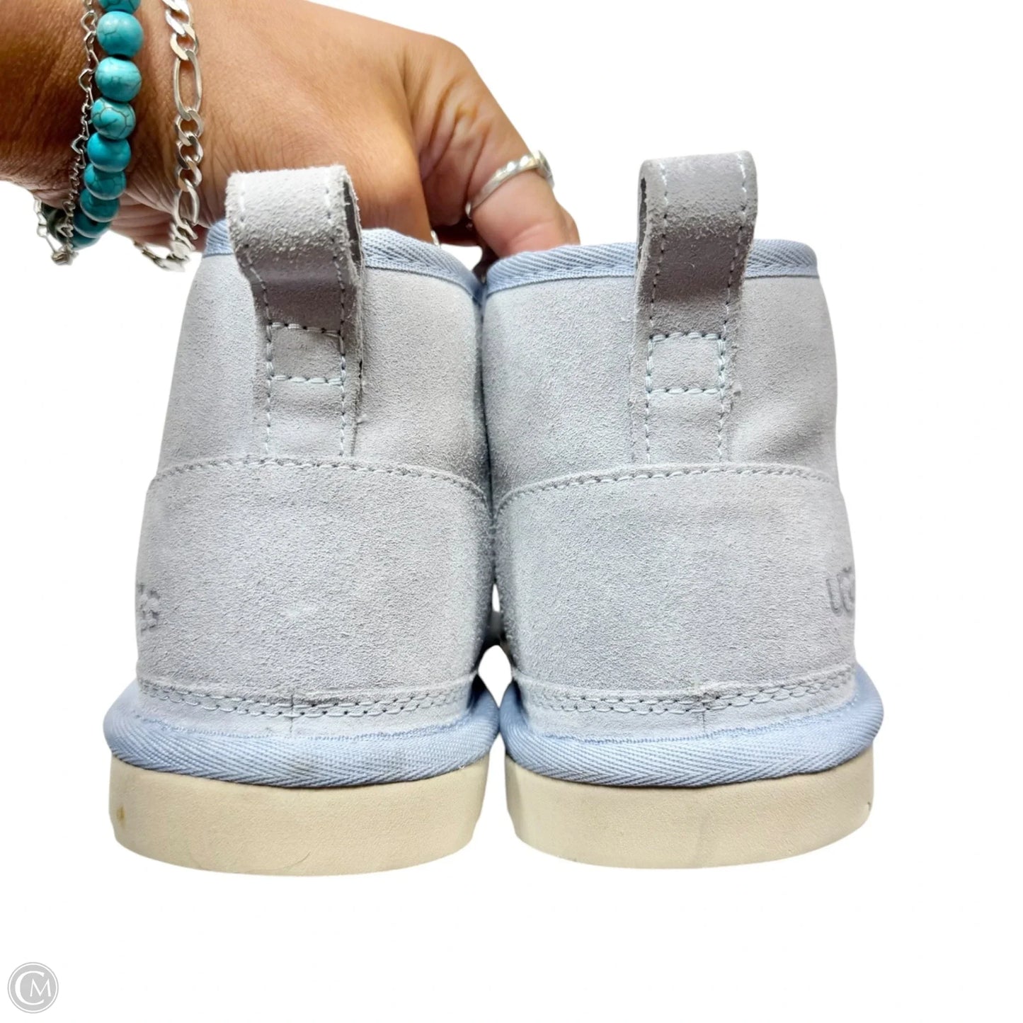 Boots Designer By Ugg In Blue, Size: 7