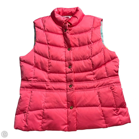 Vest Designer By Lilly Pulitzer In Pink, Size: Xl