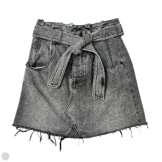 Skirt Midi By We The Free In Grey Denim, Size: 2