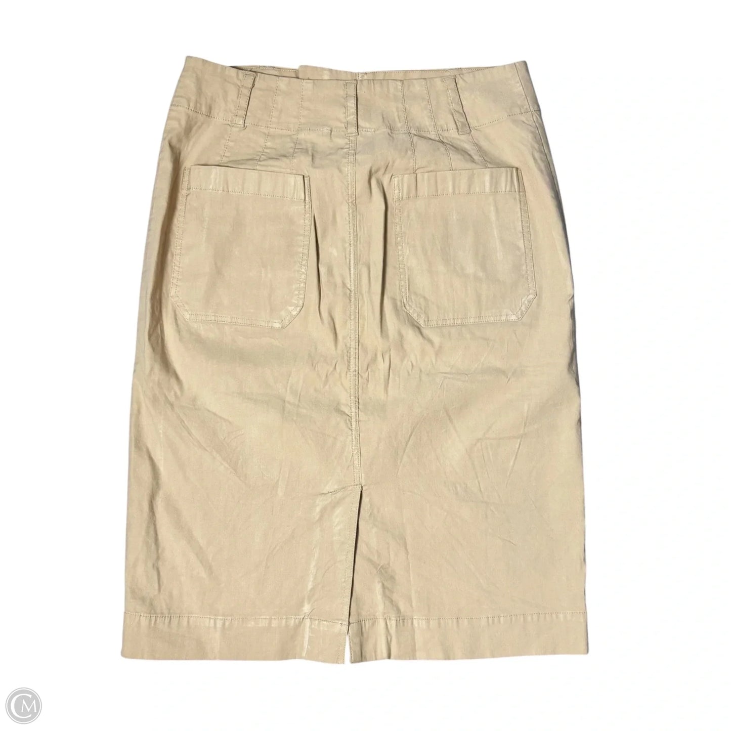 Skirt Midi By Maeve In Tan, Size: M