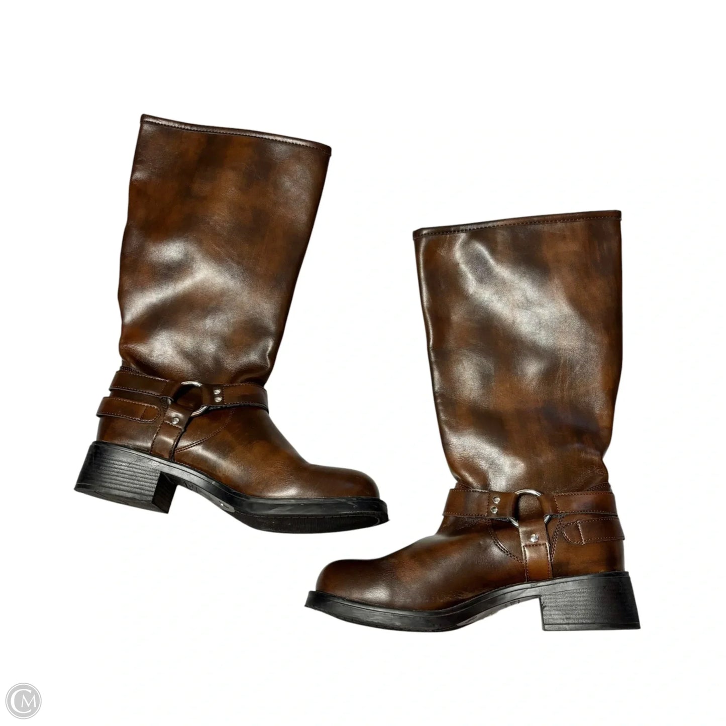 Boots Combat By Madden Girl In Brown, Size: 10