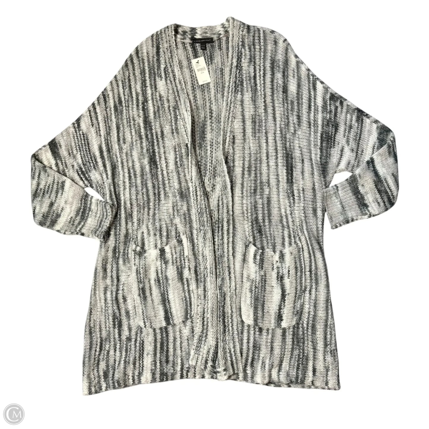 Sweater By Lane Bryant In Grey, Size: 4x