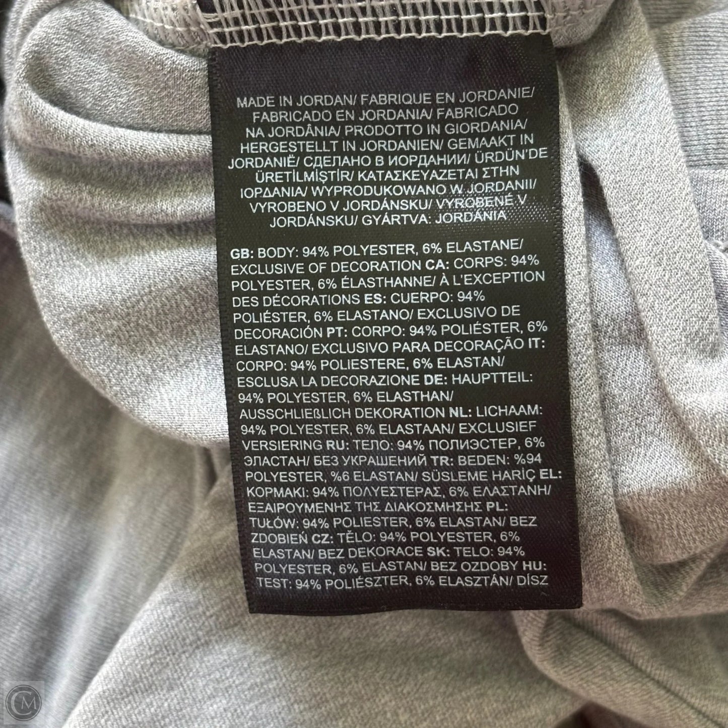 Athletic Top Short Sleeve By The North Face In Grey, Size: L