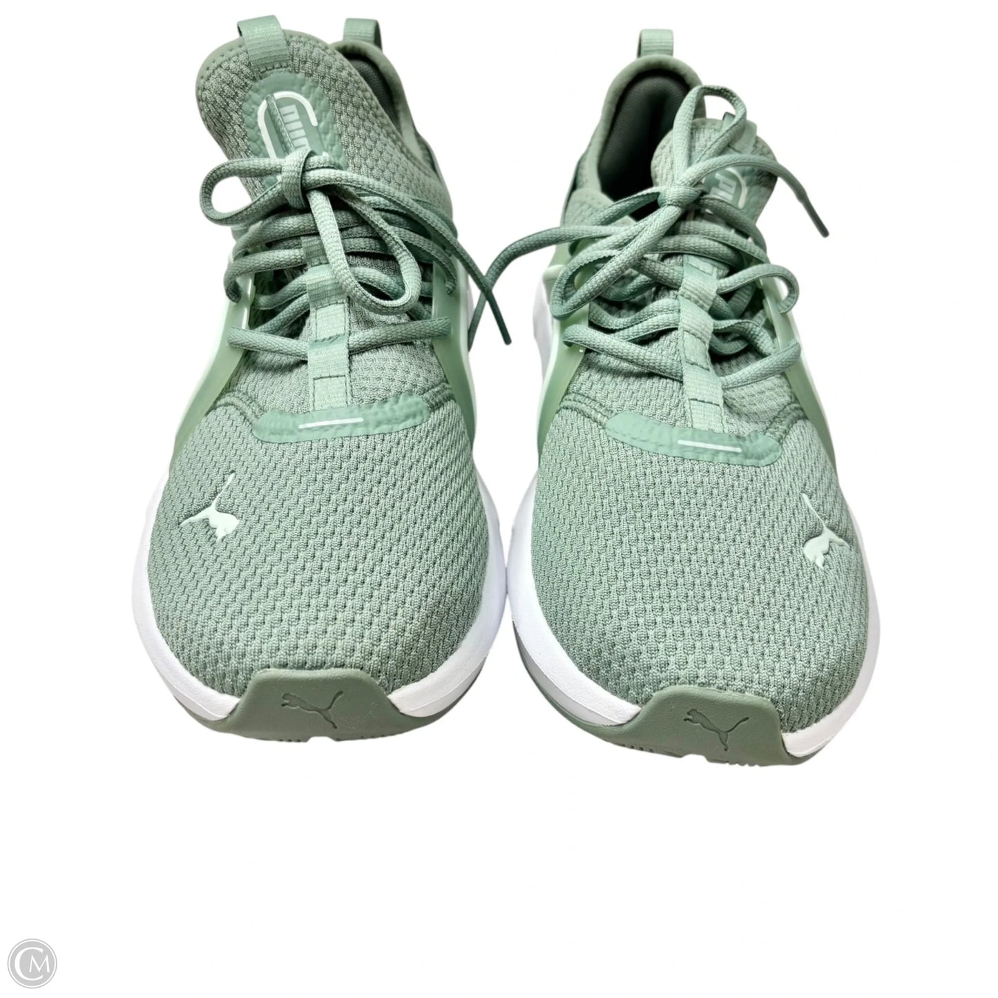 Shoes Sneakers By Puma In Green, Size: 9