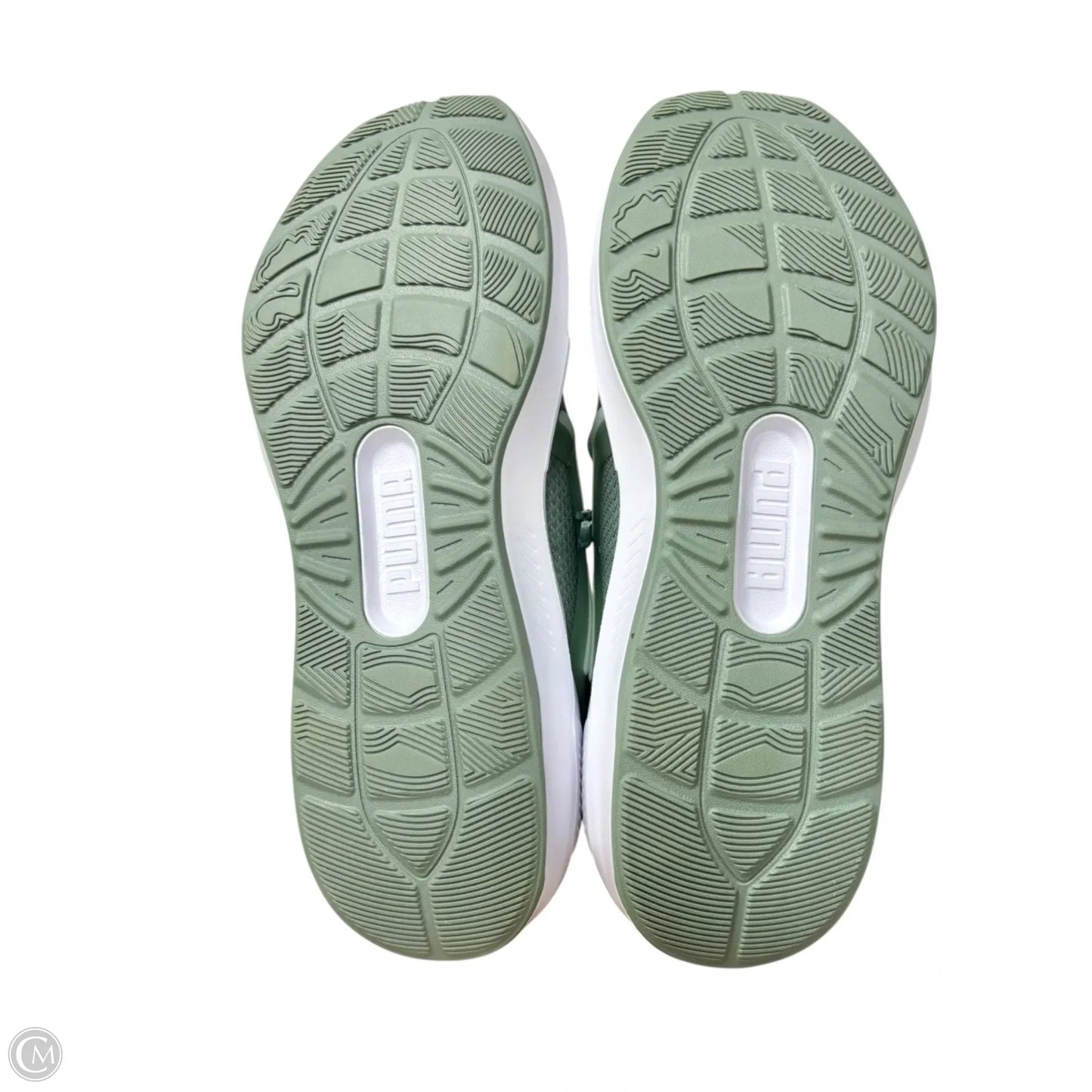 Shoes Sneakers By Puma In Green, Size: 9