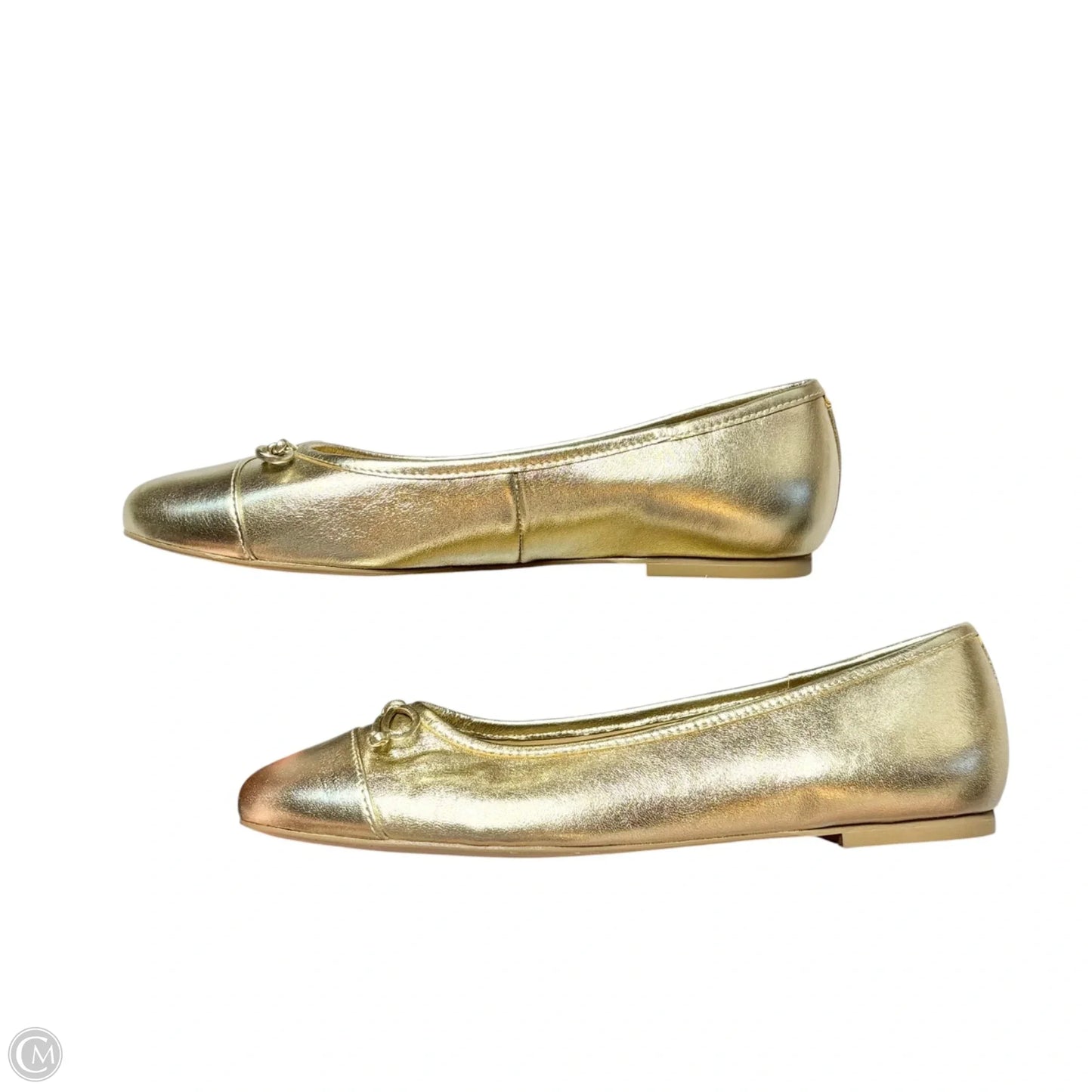 Shoes Flats By Talbots In Gold, Size: 8