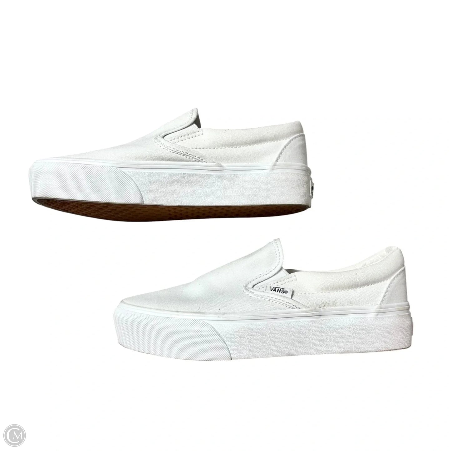 Shoes Sneakers By Vans In White, Size: 7