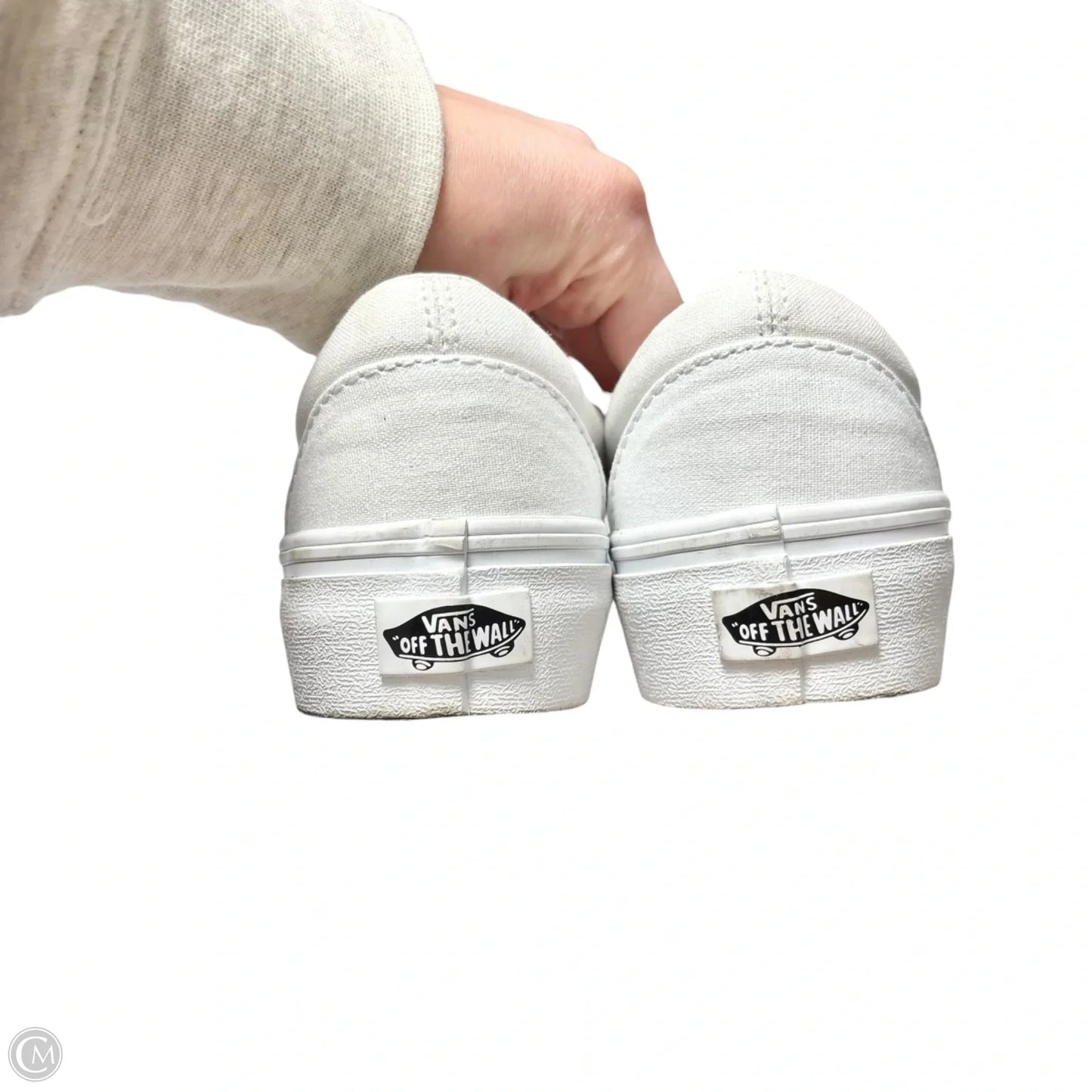 Shoes Sneakers By Vans In White, Size: 7