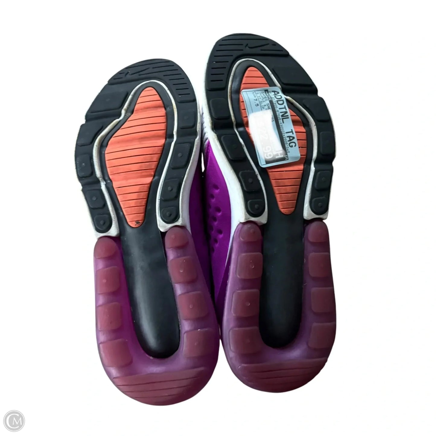 Shoes Sneakers By Nike In Purple & Red, Size: 7.5