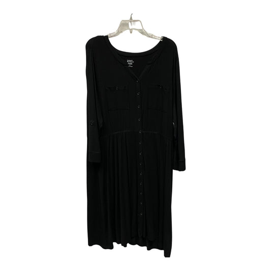 DRESS CASUAL MAXI by MARKET & SPRUCE In BLACK, Size: 2X