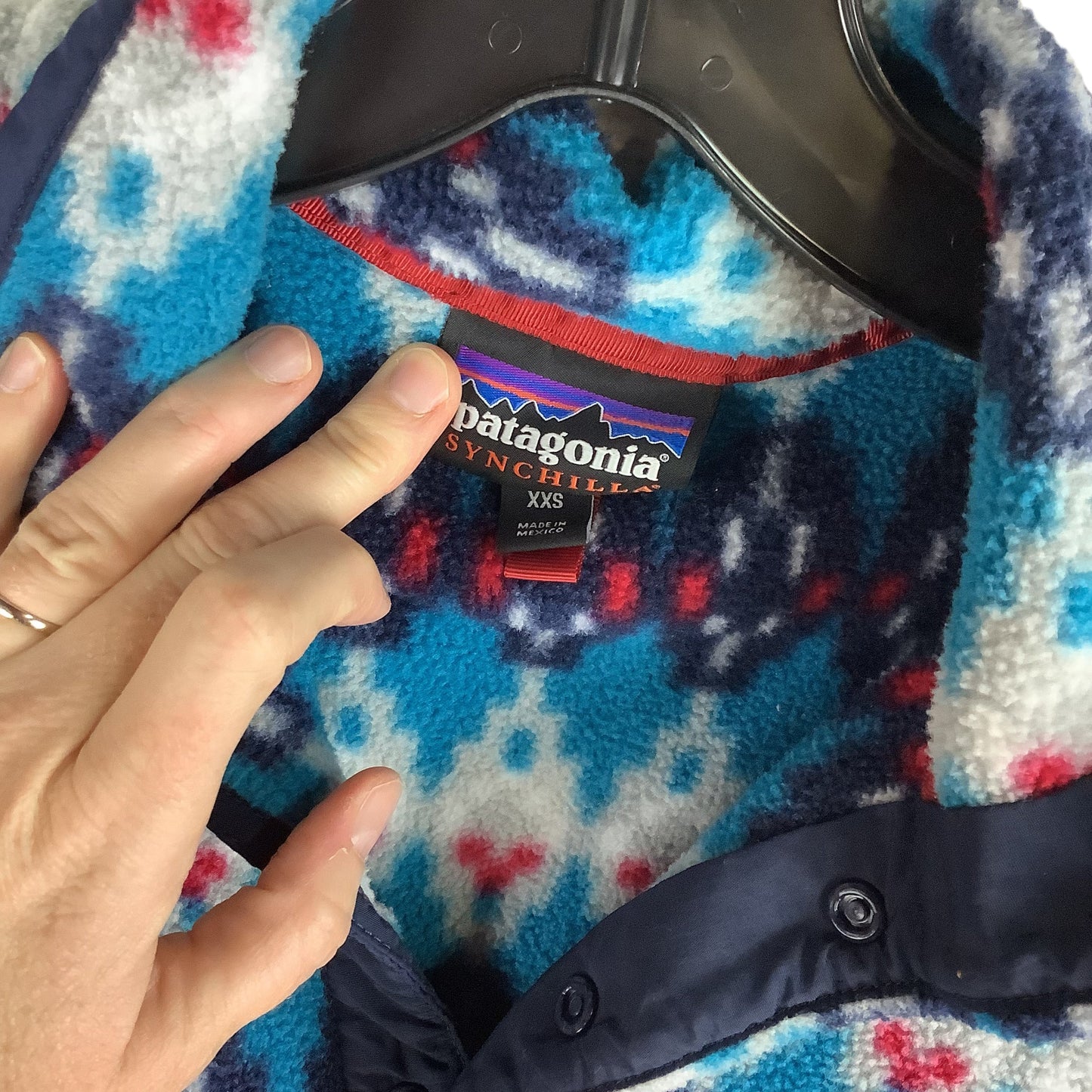 Jacket Fleece By Patagonia In Blue, Size: Xxs