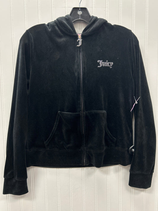 Sweatshirt Hoodie By Juicy Couture In Black, Size:L