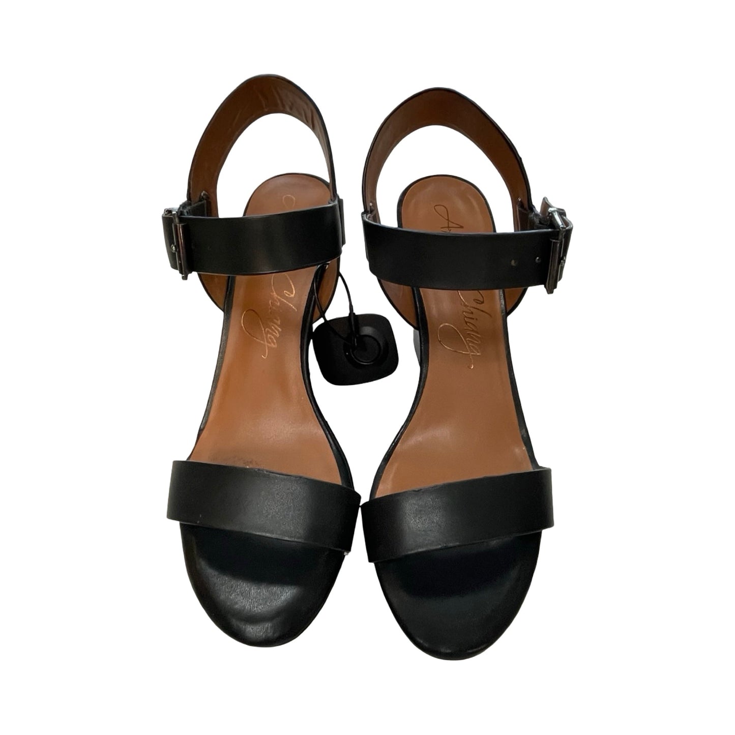 Sandals Heels Wedge By Arturo Chiang In Black, Size:7