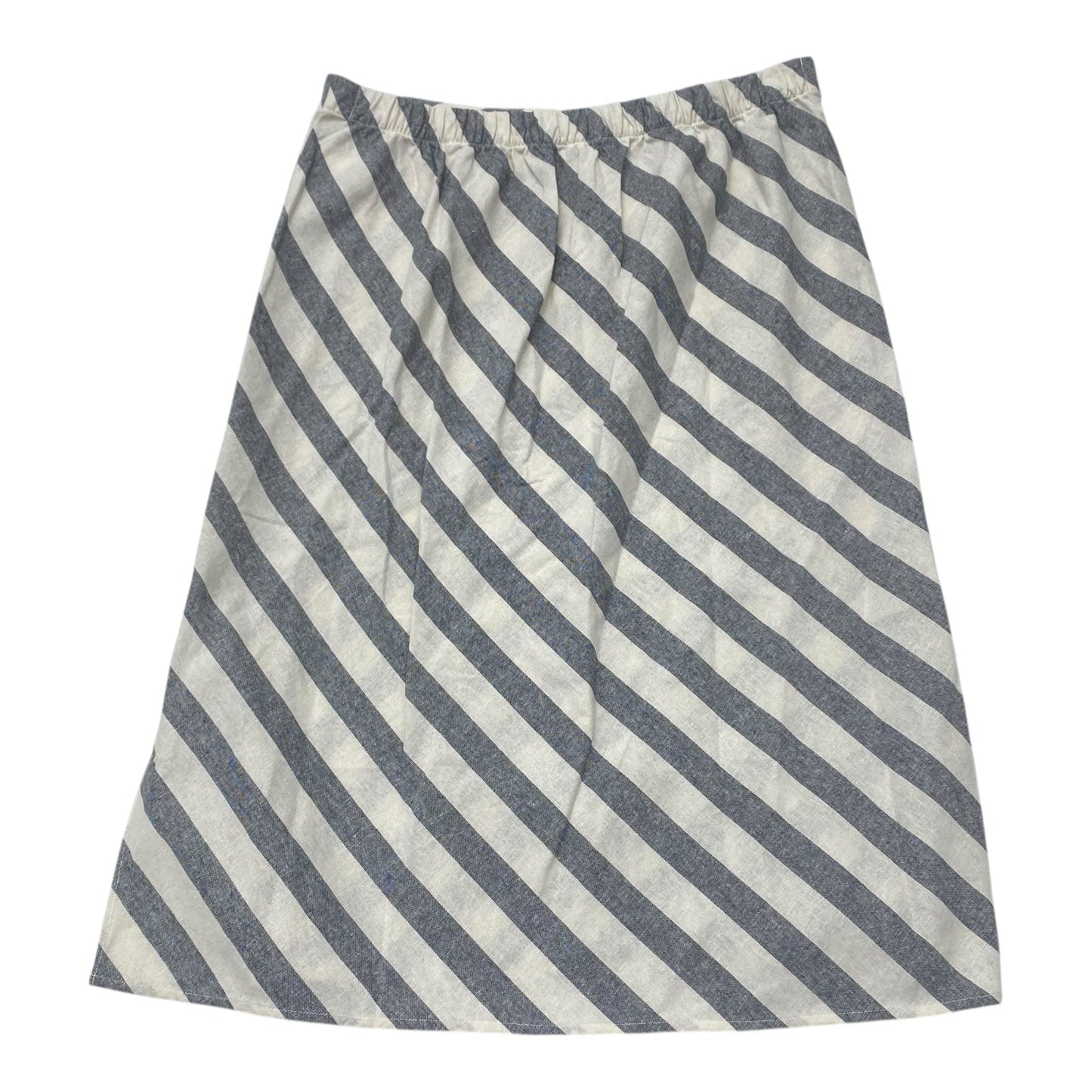 Skirt Midi By J. Crew In Striped Pattern, Size:L