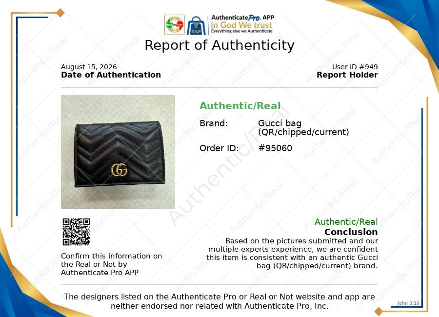 Wallet Luxury Designer By Gucci In Black, Size:Small