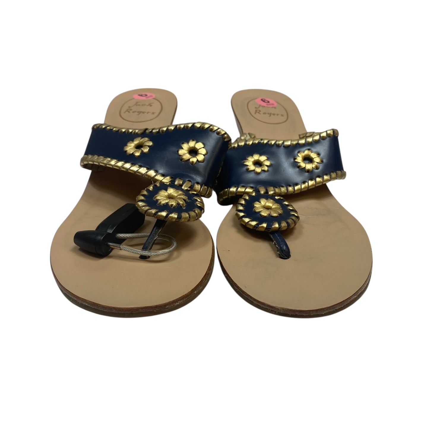 Sandals Designer By Jack Rogers In Blue, Size:9