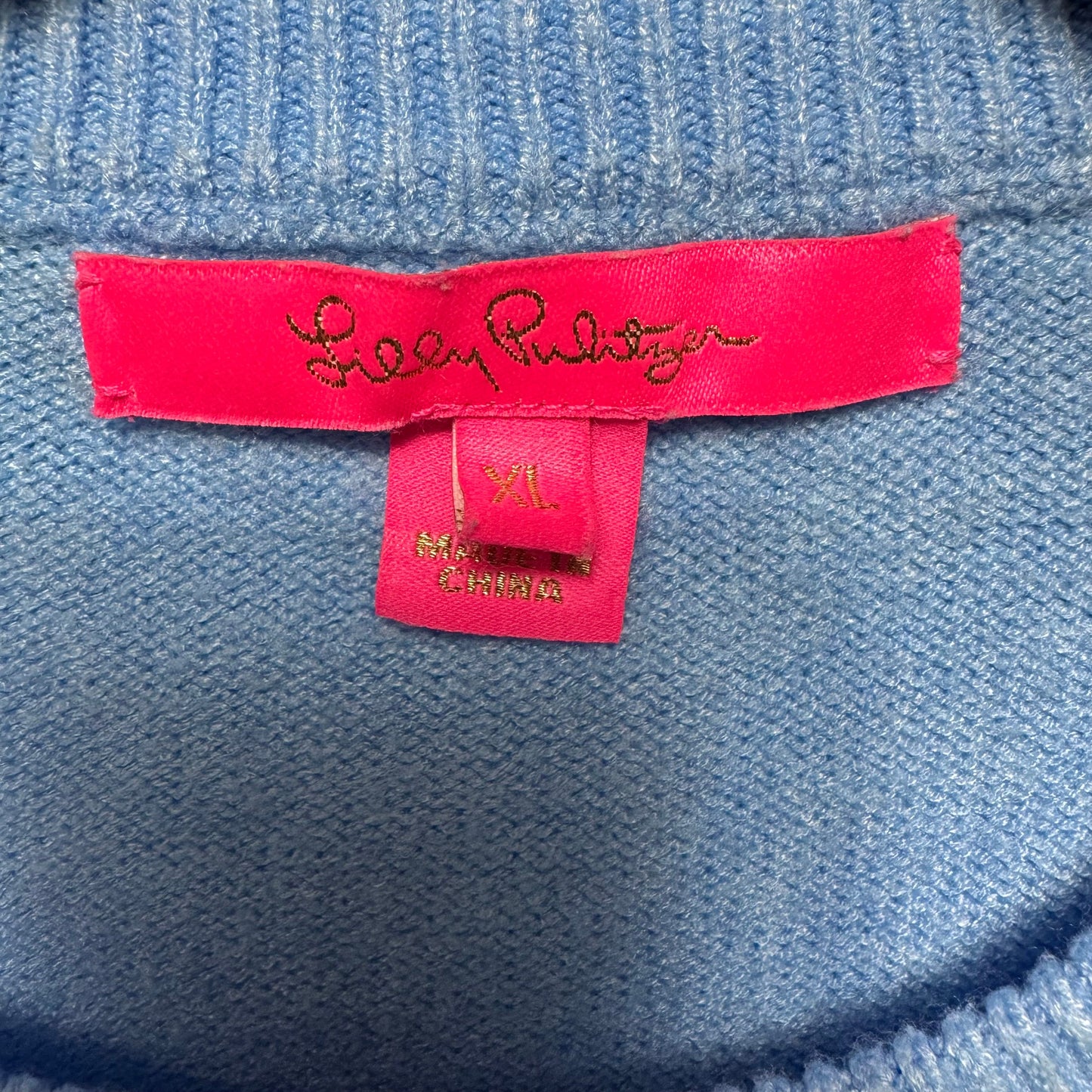 Sweater Designer By Lilly Pulitzer In Blue, Size: Xl