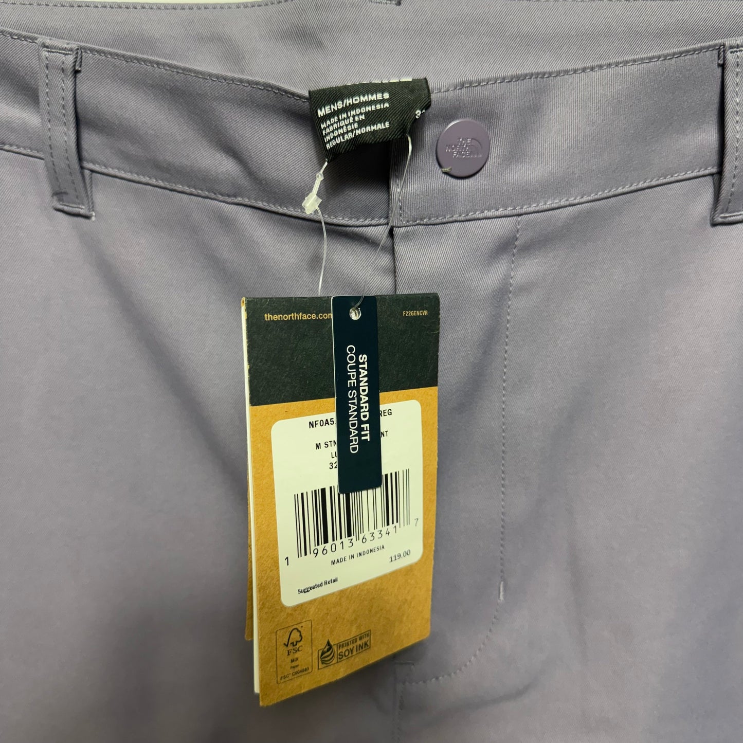 MEN’S Athletic Pants By The North Face In Purple, Size: MEN’S 32R