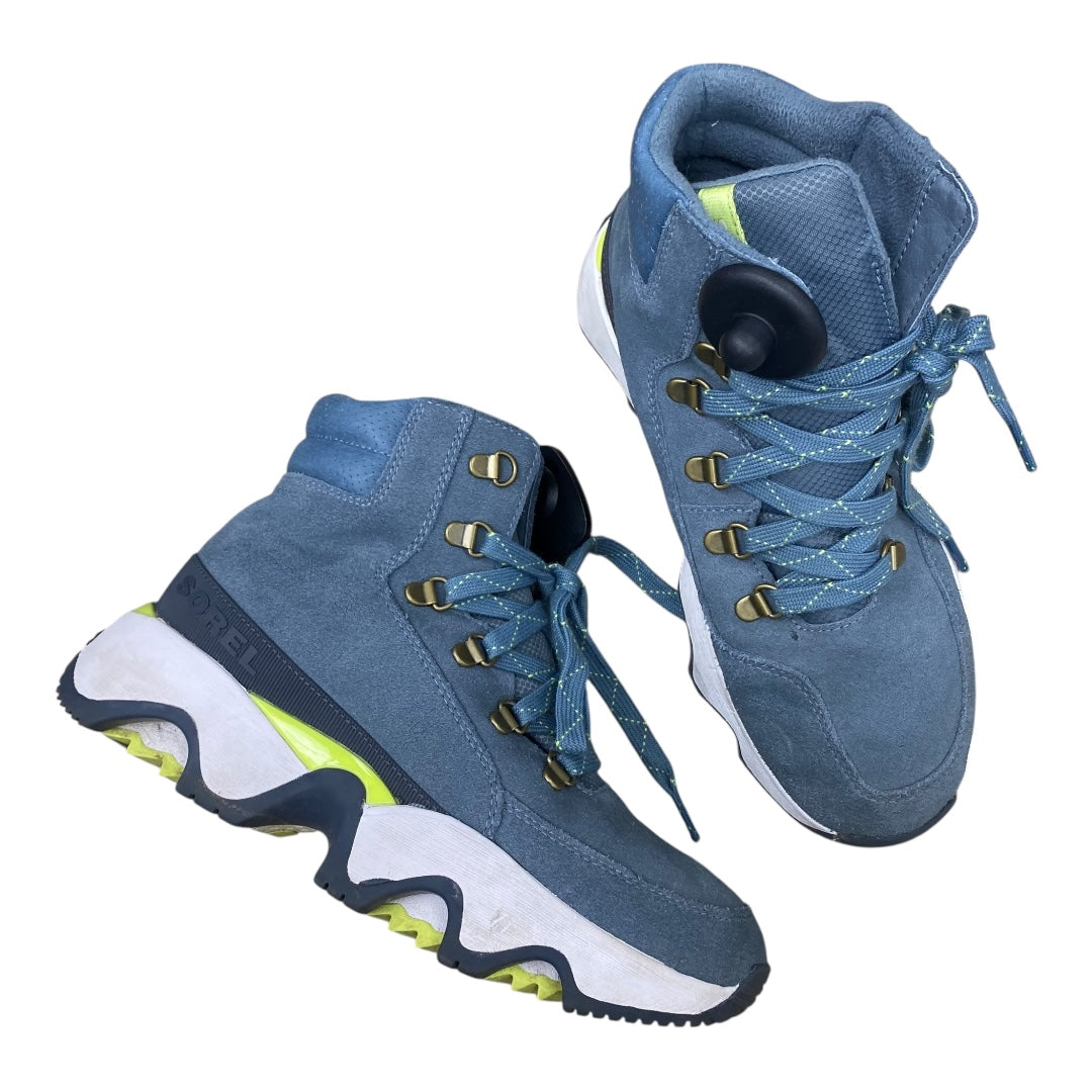 Boots Designer By Sorel In Blue, Size:7.5