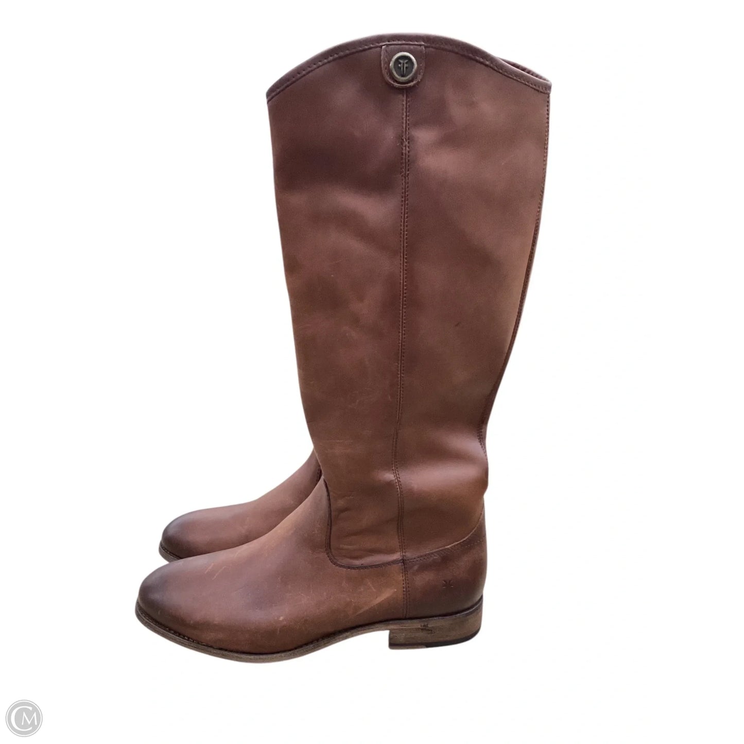 Boots Designer By Frye In Brown, Size: 10