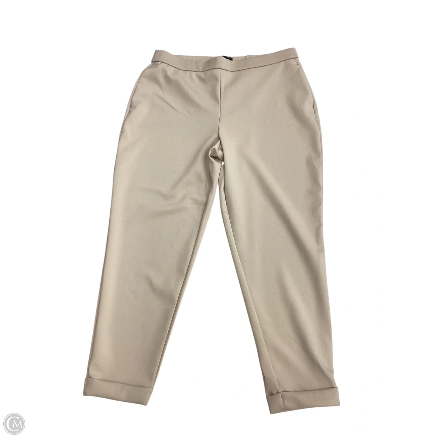 Pants Dress By Express In Tan, Size: L