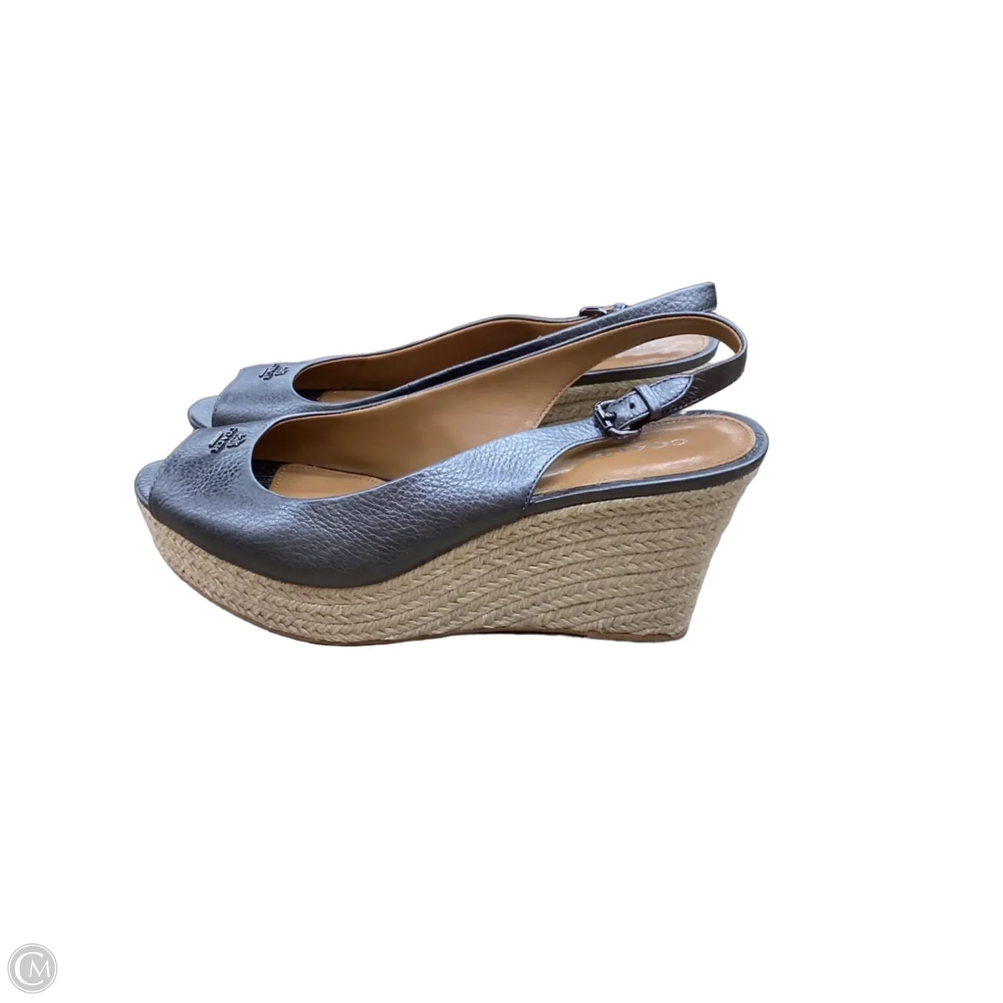 Shoes Designer By Coach In Grey, Size: 10
