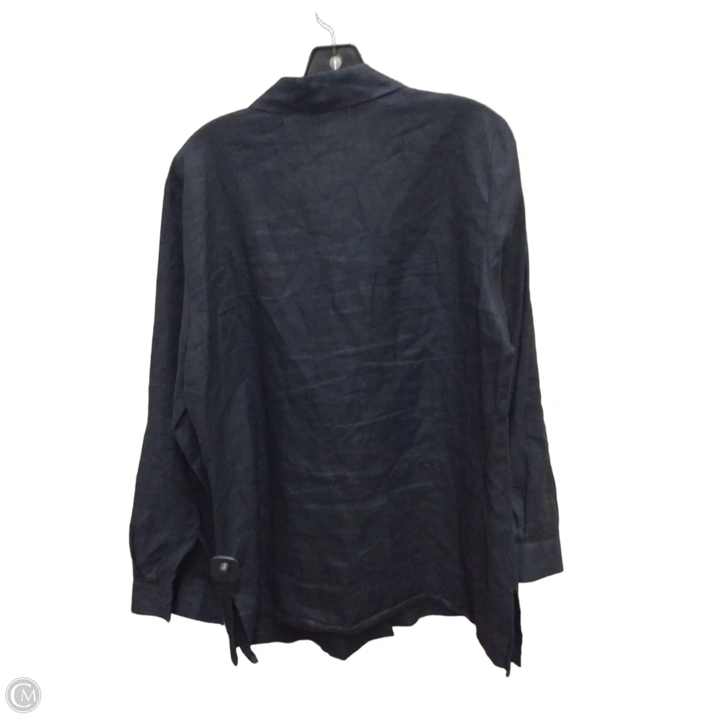 Top Long Sleeve By Edward Women In Black, Size: Xl