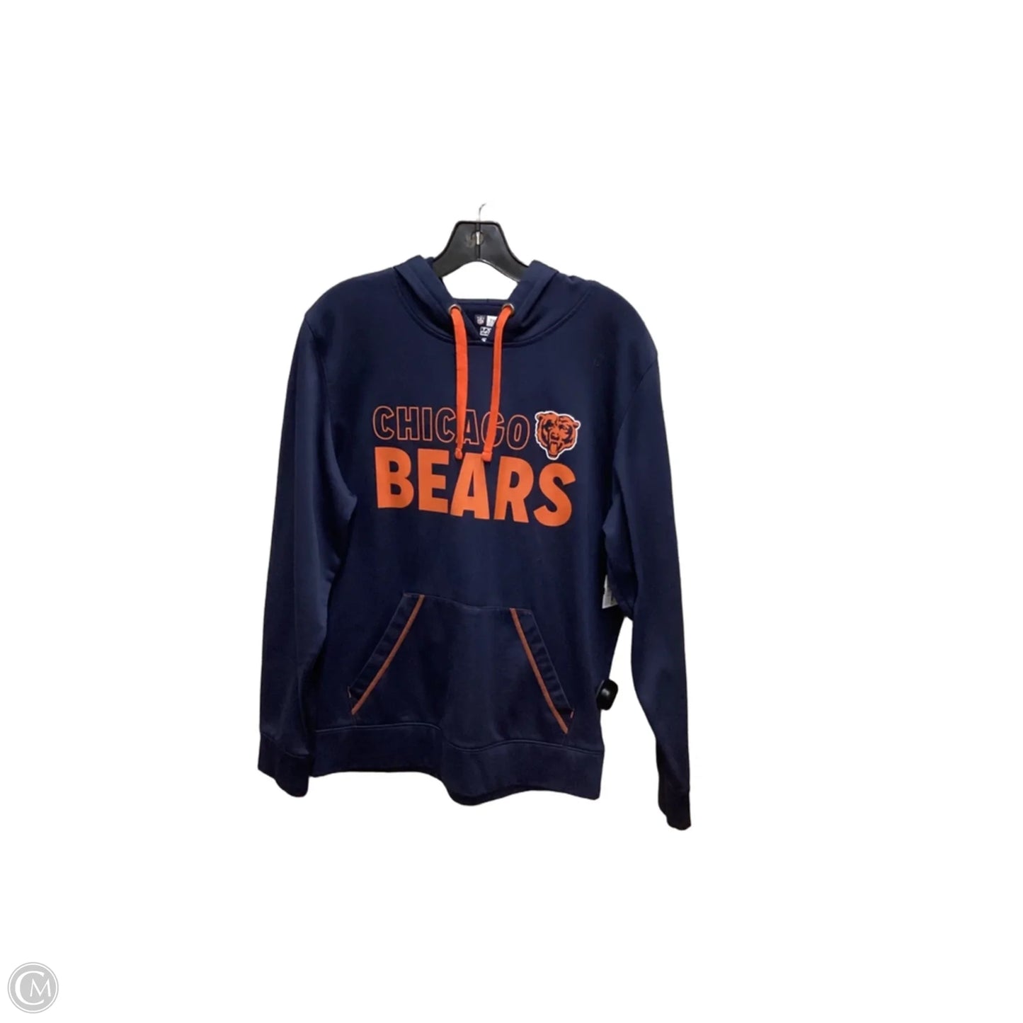 Sweatshirt Hoodie By Nfl In Navy, Size: M