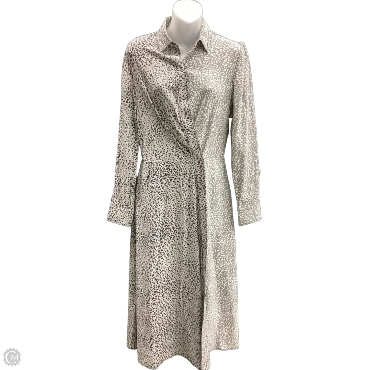 Dress Casual Maxi By Rag And Bone In Black & Grey, Size: S