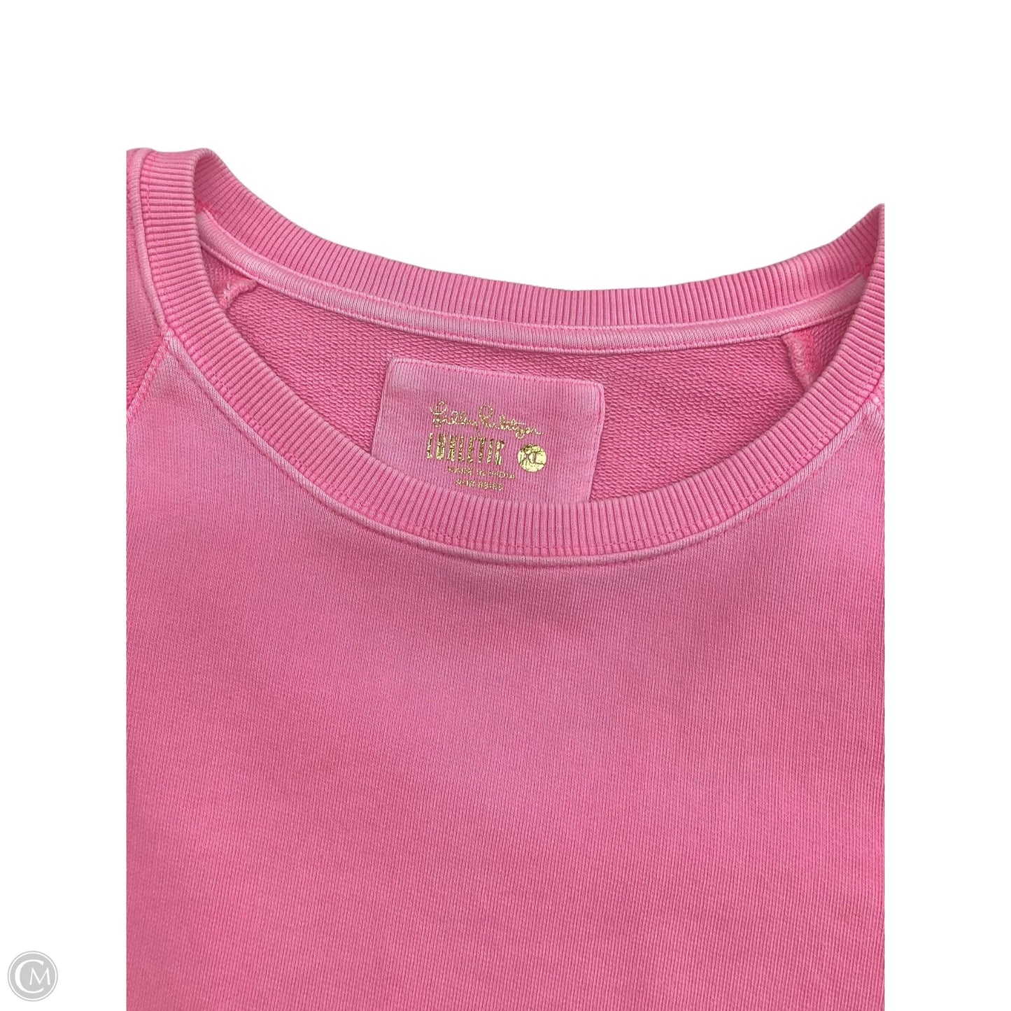 Sweatshirt Designer By Lilly Pulitzer In Pink, Size: Xl