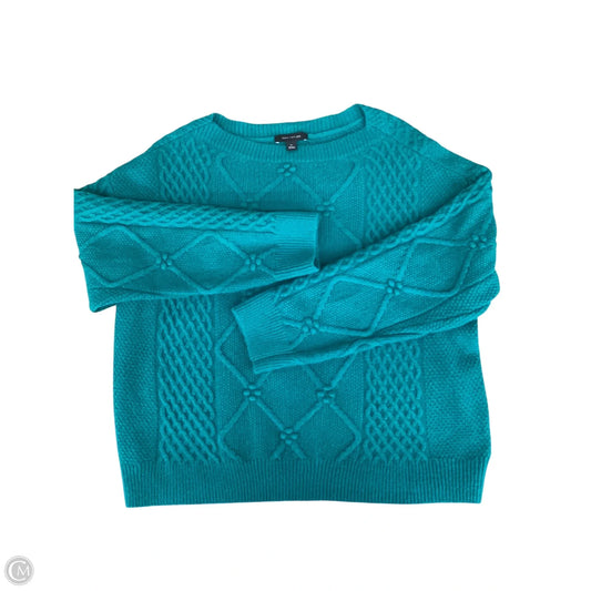 Sweater By Ann Taylor In Teal, Size: Xl