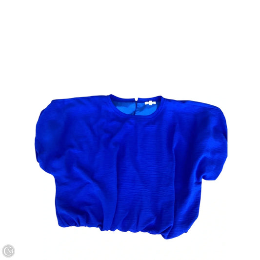 Top Short Sleeve By Jodifl In Blue, Size: M