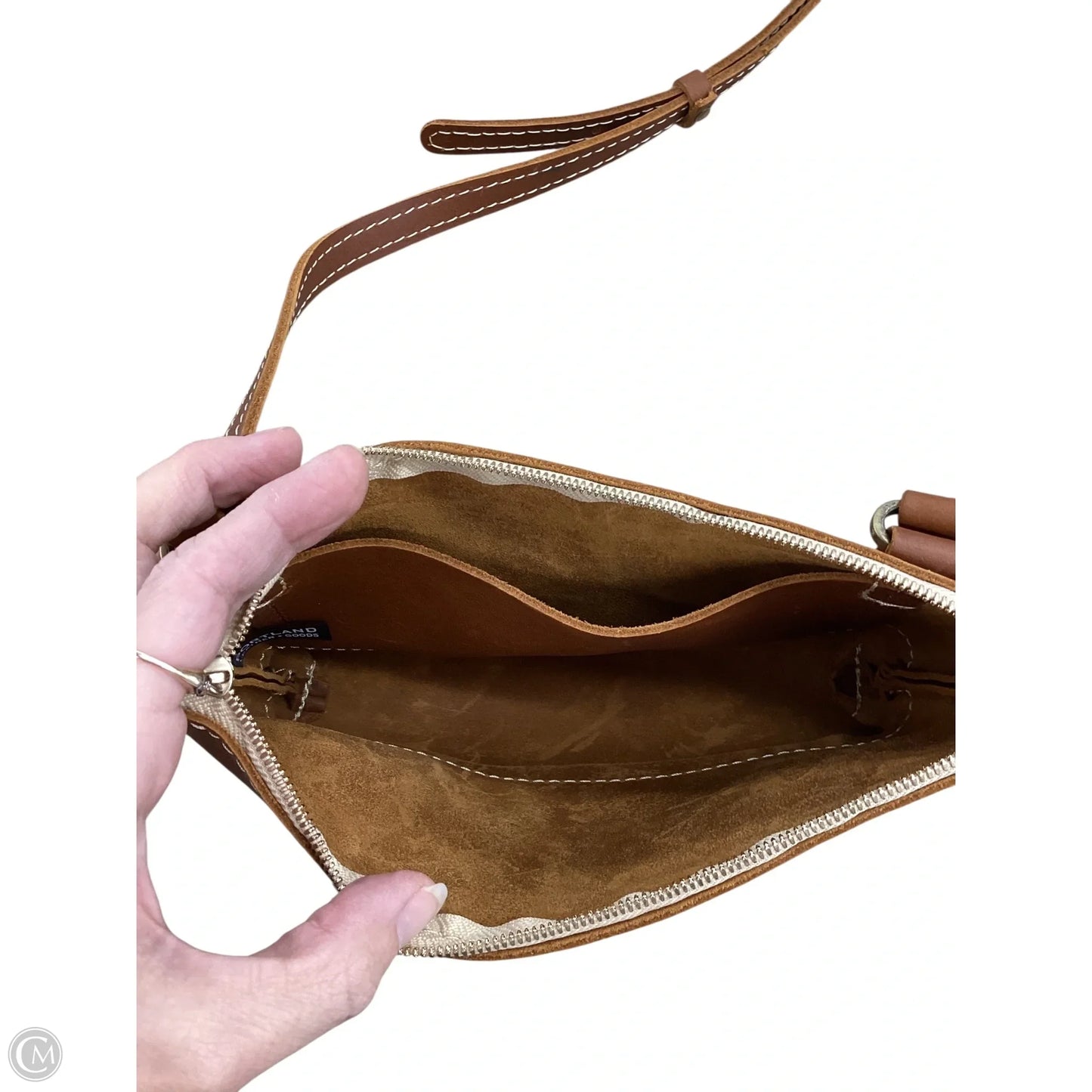 Crossbody Leather By Portland Leather, Size: Medium