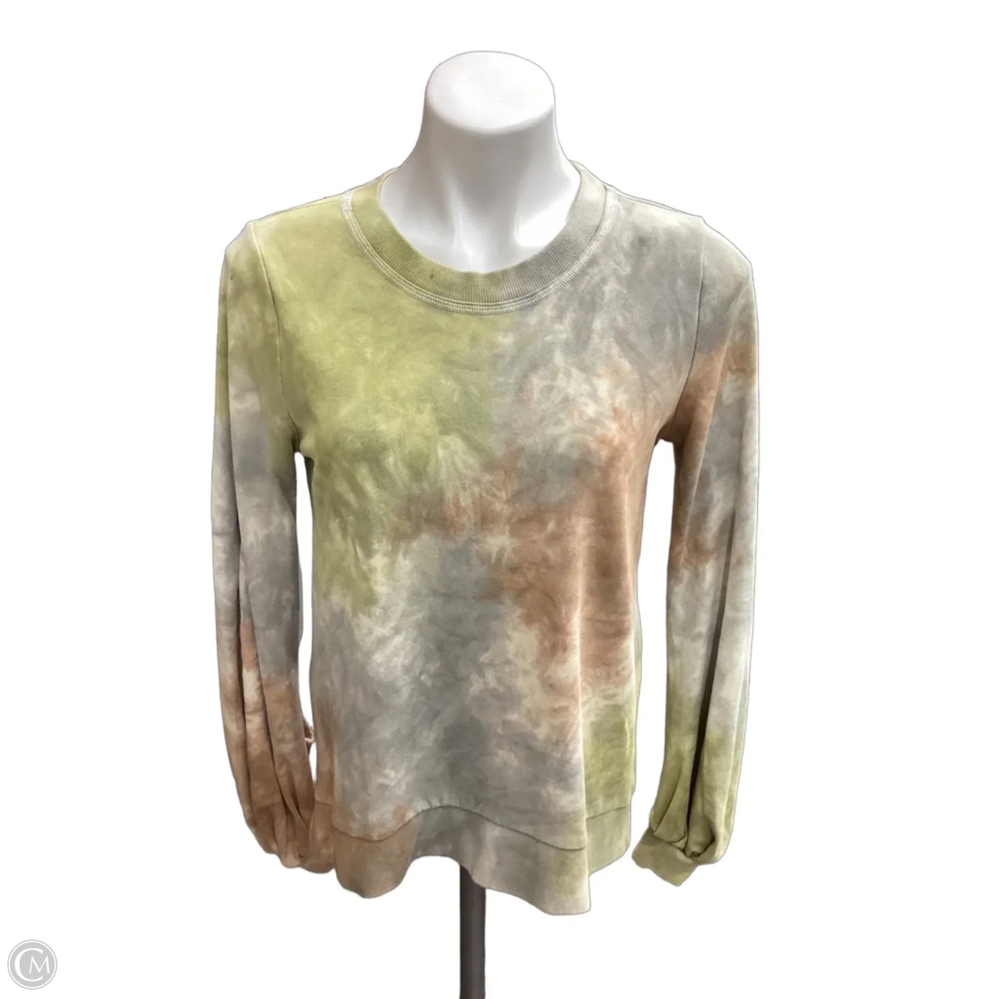 Sweatshirt Crewneck By Mystree In Tie Dye Print, Size: S